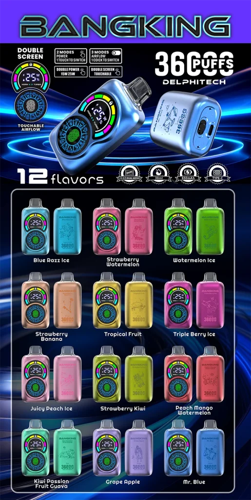 Bang-King-36000-Puff-vape-Blue-Razz-Ice-DSK034-CT-luckvapeja