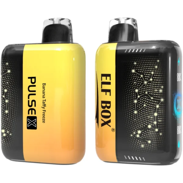 ELF-BOX-Pulse-X-vape-25000-puff-Banana-Taffy-Freeze-ELFBOXPulseX25000-luckvapeja