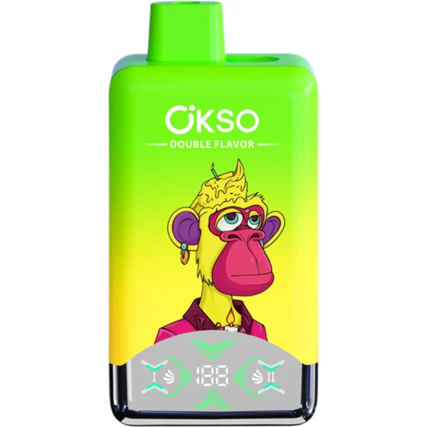 OKSO--Double-Flavor-vape-60000-puff-Watermelon-Bubble-Gum-Mixed-Fruit-OKSODF60000-luckvapeja