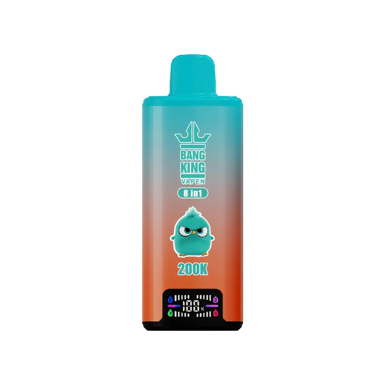 Bang-King-4-in-1-200k-puff-vape-Fizzy Lemon & Lime-Apple Mojito-Pineapple Ice-Cola Ice-luckvpaeJA
