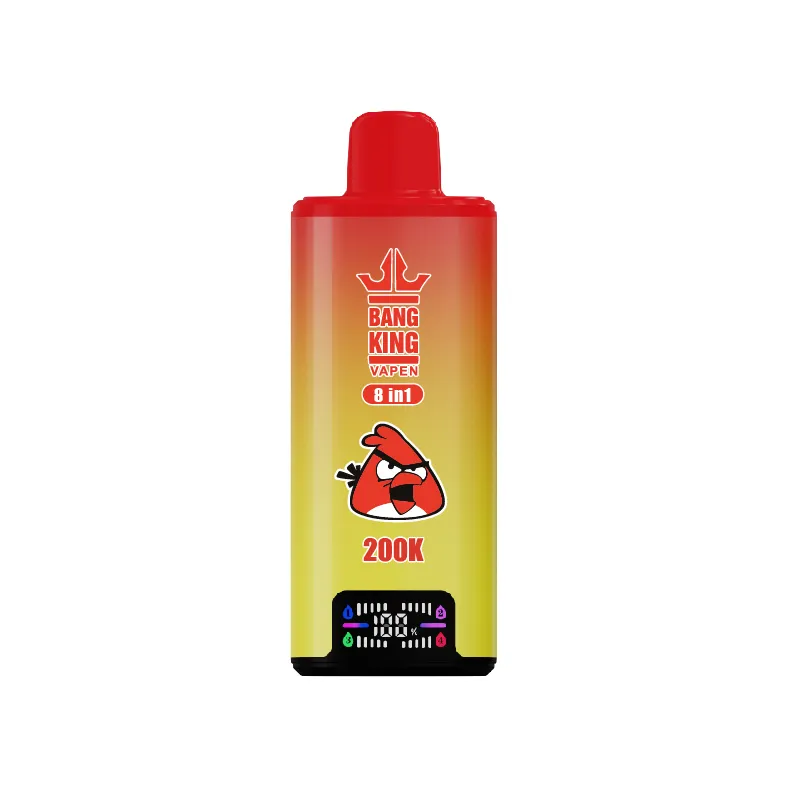 Bang-King-4-in-1-200k-puff-vape-Strawberry Mango-Strawberry Ice Cream-Banana Ice-Strawberry Lychee-luckvpaeJA