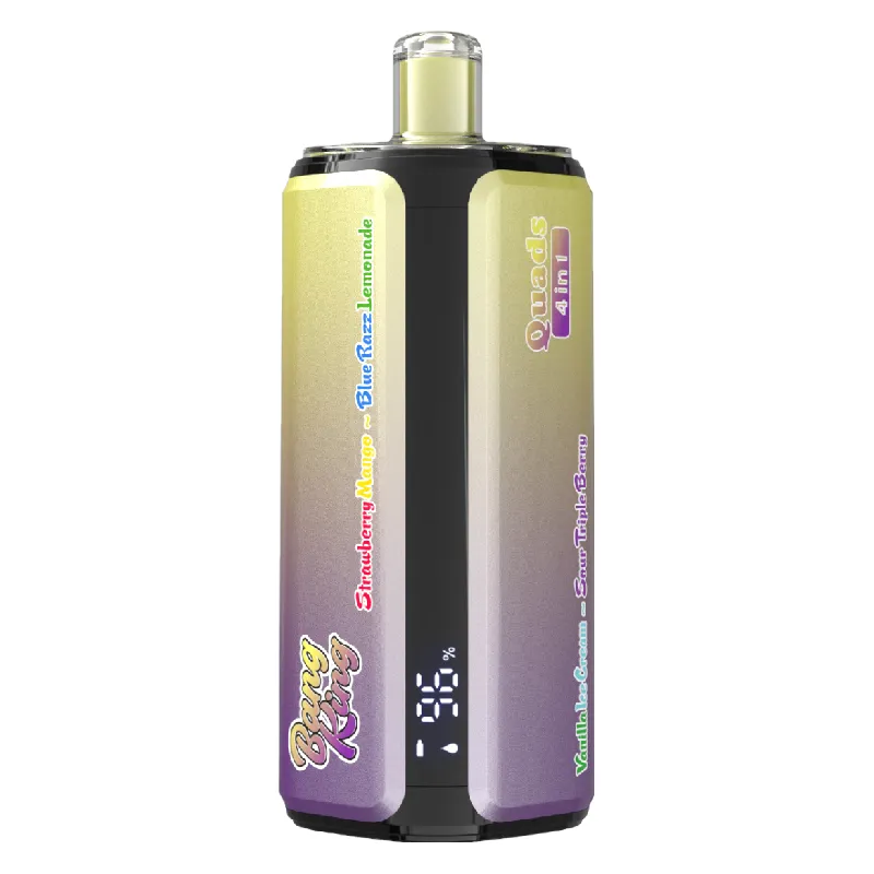 Bang-King-4-in-1-250k-puff-vape-Strawberry Mango-Blue Razz Lemonade-Vanilla Ice Cream-Sour Triple Berry-luckvpaeJA