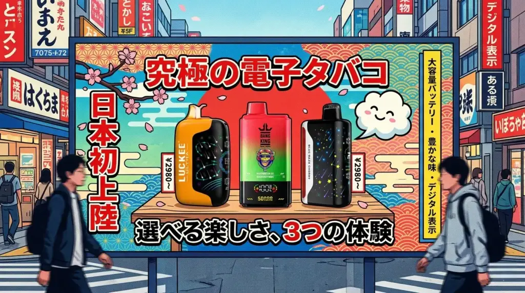 電子タバコで禁煙を目指すイメージ